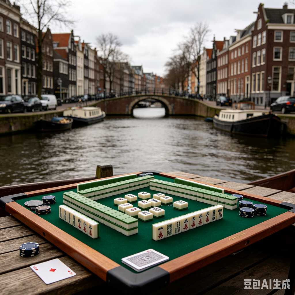 hand painted mahjong tiles