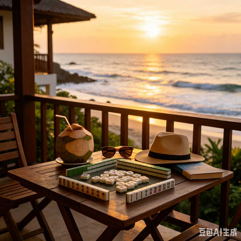 camping mahjong game set